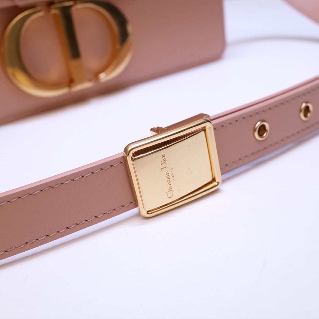 30 Montaigne Bag Pink Box Calfskin